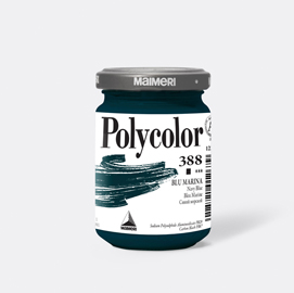 COLORE VINILICO POLYCOLOR - 140 ML - BLU MARINO - MAIMERI 85236
