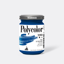 COLORE VINILICO POLYCOLOR - 140 ML - BLU OLTREMARE - MAIMERI 85237