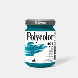 COLORE VINILICO POLYCOLOR - 140 ML - BLU REALE - MAIMERI 85239