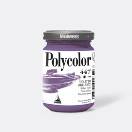 COLORE VINILICO POLYCOLOR - 140 ML - VIOLETTO BRILLANTE - MAIMERI 85240