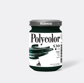 COLORE VINILICO POLYCOLOR - 140 ML - NERO - MAIMERI 85244