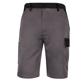 BERMUDA DA LAVORO M1BE2 - TAGLIA XL - TWILL/POLIESTERE/COTONE - GRIGIO - DELTAPLUS 101554