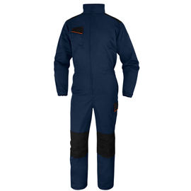 TUTA DA LAVORO M1CO2 - TWILL/POLIESTERE/COTONE - TAGLIA L - BLU/ARANCIO - DELTAPLUS 101512