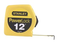 FLESSOMETRO POWERLOCK - 3 MT - LARGHEZZA NASTRO 12,7 MM - STANLEY 46213