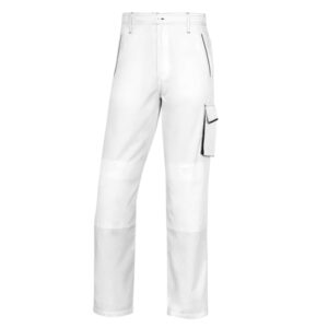 PANTALONE DA LAVORO PANOSTYLE - SARGIA-POLIESTERE-COTONE - BIANCO-GRIGIO - TAGLIA XXL - DELTAPLUS 89920