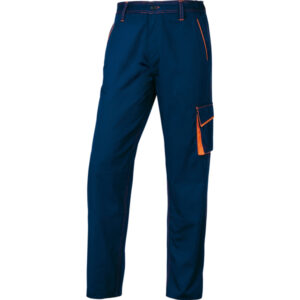 PANTALONE DA LAVORO PANOSTYLE  M6PAN - SARGIA-POLIESTERE-COTONE - TAGLIA XL - BLU-ARANCIO - DELTAPLUS 73714