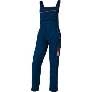 SALOPETTE DA LAVORO PANOSTYLE  M6SAL - SARGIA-POLIESTERE-COTONE - TAGLIA XL - BLU-ARANCIO - DELTAPLUS 73727
