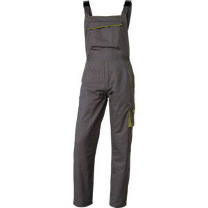 SALOPETTE DA LAVORO PANOSTYLE  M6SAL - SARGIA-POLIESTERE-COTONE - TAGLIA XL - GRIGIO-VERDE - DELTAPLUS 73725