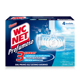 TAVOLETTA PROFUMOSO MOUNTAIN FRESH - WC NET - 4 GABBIETTE DA 34 GR 49806