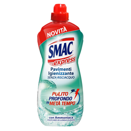 SMAC EXPRESS PAVIMENTI - IGIENIZZANTE CON AMMONIACA - 1 L - SMAC 99947