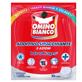 ADDITIVO TOTALE IDROCAPS 5 IN 1 - OMINO BIANCO - CONF. 12 PEZZI 98500