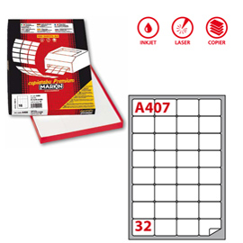 ETICHETTA A4 100 FG 47,5X 35 MARKIN 32ET-FG 48913