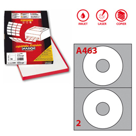 ETICHETTA A4 100 FG X CD MARKIN 45226