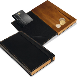 PORTACONTO - LEGNO E SIMILPELLE - SECURIT 80272