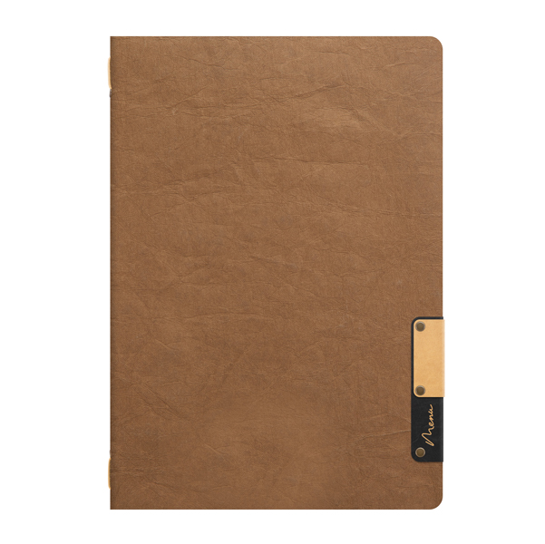 PORTAMENU' NATURE - A5 - 24,9X17,5 CM - 1 INSERTO DOPPIO - MARRONE - SECURIT 90150