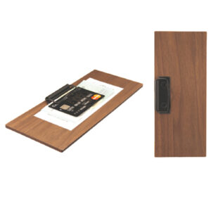 PORTACONTO - CON FERMAGLIO - LEGNO - 24X10 CM - SECURIT 90156