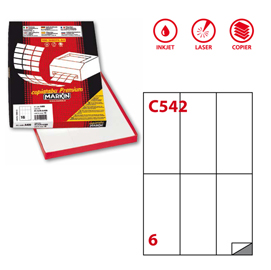 ETICHETTA A4 100 FG 70X 148 MARKIN 38036