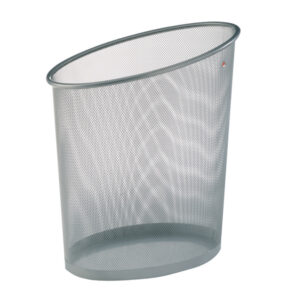 CESTINO GETTACARTE MESH - RETE METALLICA - 18 LT - ARGENTO - ALBA 61920