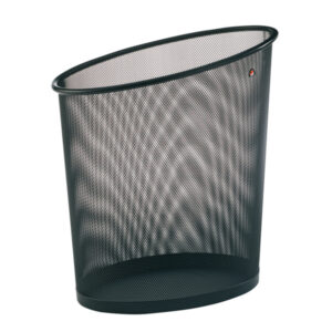 CESTINO GETTACARTE MESH - RETE METALLICA - 18 LT - NERO - ALBA 61921