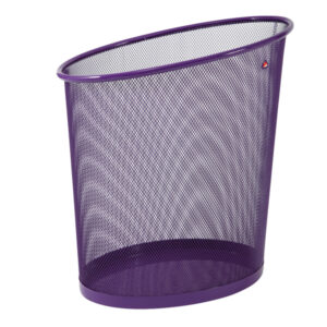 CESTINO GETTACARTE MESH - RETE METALLICA - 18 LT - VIOLA - ALBA 65183