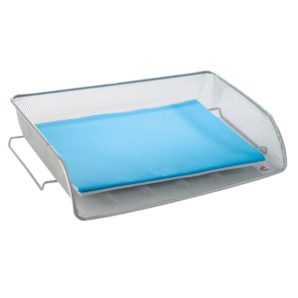 PORTACORRISPONDENZA MESH - RETE METALLICA - 35X6,5X29 CM - ARGENTO - ALBA 61916