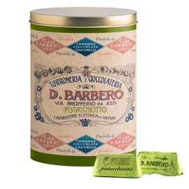 GIANDUIOTTI - IN SCATOLA DI METALLO - GUSTO PISTACCHIO - BARBERO 100188