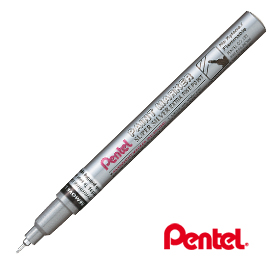 MARCATORE PAINT MARKER LINEA AMIKO - PUNTA EXTRA FINE 0,60MM - ARGENTO - PENTEL 77224