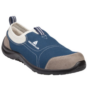 CALZATURA DI SICUREZZA MIAMI S1P SRC - POLIESTERE-COTONE - NUMERO 36 - GRIGIO-BLU - DELTAPLUS 81154