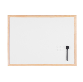 LAVAGNA BIANCA MAGNETICA - 45X60 CM - CORNICE LEGNO - BIANCO - STARLINE STL6415