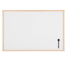 LAVAGNA BIANCA MAGNETICA - 60X90 CM - CORNICE LEGNO - BIANCO - STARLINE STL6416