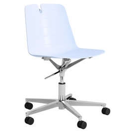 SEDUTA HOME/OFFICE MINDY MNGP - SENZA BRACCIOLI - CELESTE - UNISIT 96864