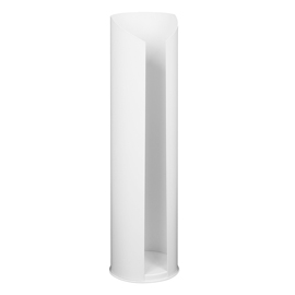 PORTAROTOLO CARTA IGIENICA - ACCIAIO INOX VERNICIATO - BIANCO - LAMINART 98372