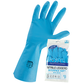 GUANTI ALIMENTARI MPNLX431 - IN NITRILE - TAGLIA L - AZZURRO - ICOGUANTI 97162