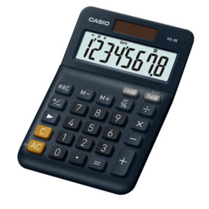 CALCOLATRICE DA TAVOLO MS-8VERII - 31,7X103X145 MM - 8 CIFRE - PLASTICA - BLU - CASIO 67413