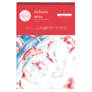 BLOCCO SCHIZZI DEBUTTO - A3 - 29,7X43,7CM - 120GR - 50 FOGLI - IKONA+ 89397