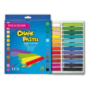 GESSO COLORATO QUADRATO 24PZ. MUNGYO CWR 35281