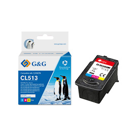 GG - CARTUCCIA INK RIGENERATA PER CANON PIXMA MP230/MP240/MP250 - C/M/Y - 400 PAG GGNINKCL513C