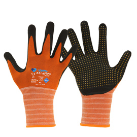 GUANTI MECHANICAL SAFETY PALMPRO XTRAFLEX PRIME 213 -  TAGLIA XXL - ARANCIONE/NERO - ICOGUANTI 99761