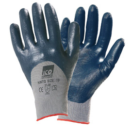 GUANTI MECHANICAL SAFETY PALMPRO 113 - PER AMBIENTI OLEOSI - TAGLIA XXL - GRIGIO/BLU - ICOGUANTI 97078