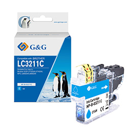 GG - CARTUCCIA INK COMPATIBILE PER BROTHER DCP-J772DW/J774DWMFC-J890DW -CIANO GGNINKLC3211C