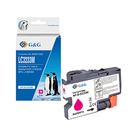 GG - CARTUCCIA INK COMPATIBILE PER BROTHER DCP-J1100DWMFC-J1300DW - MAGENTA GGNINKLC3233M