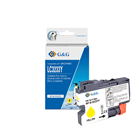 GG - CARTUCCIA INK COMPATIBILE PER BROTHER DCP-J1100DWMFC-J1300DW - GIALLO GGNINKLC3233Y
