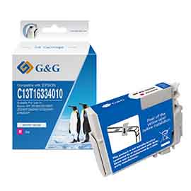 GG - CARTUCCIA INK COMPATIBILE PER EPSON WF-2010W/2510WF/2520NF - MAGENTA GGNINKE1633XL