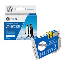 GG - CARTUCCIA INK COMPATIBILE PER EPSON WORKFORCE  WF-3620DWF/WF-7110DTW/WF-7620DTWF - CIANO GGNINKE2712