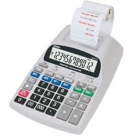 CALCOLATRICE DA TAVOLO SCRIVENTE NPR711 - 12 CIFRE - BIANCO - AURORA 45436