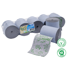 ROTOLO PER REGISTRATORI DI CASSA - STAMPA TERMICA - CARTA TERMICA GREEN ROLL - 79 MM X 80 MT - DIAMETRO ESTERNO 78 MM - 48 GR - ANIMA 12 MM - ROTOLIFICIO PUGLIESE - BLISTER 5 PEZZI 94856