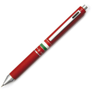 PENNA A SFERA A SCATTO MULTIFUNZIONE - FUSTO ROSSO GOMMATO ITALIA - OSAMA 82612