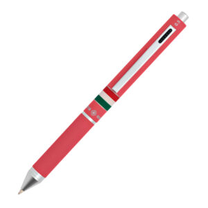 PENNA A SFERA A SCATTO MULTIFUNZIONE - FUSTO ROSA GOMMATO ITALIA - OSAMA 88751