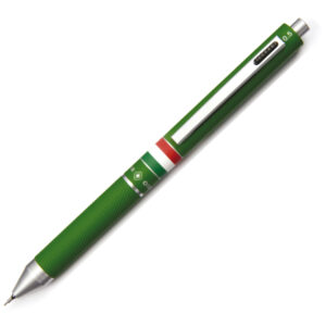 PENNA A SFERA A SCATTO MULTIFUNZIONE - FUSTO VERDE GOMMATO ITALIA - OSAMA 82613