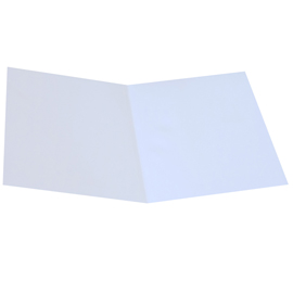 CARTELLINA SEMPLICE - 200 GR - CARTONCINO BRISTOL - BIANCO - STARLINE - CONF. 50 PEZZI STL6129